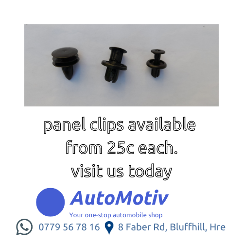 AutoMotiv11's tweet photo. Door panel clip, Bumper wear core nail and Wear core nails now in stock. 

25c each. 

Visit us today #8FaberRoad #AutoMotiv https://t.co/T7RFKPW32Q