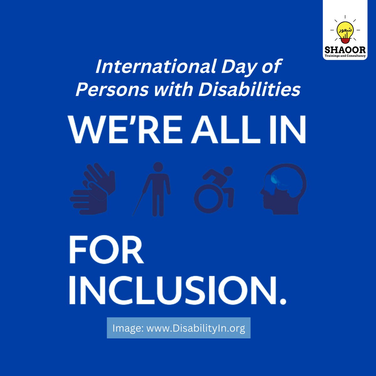 Disability is not inability.
Let’s improve inclusivity. 
Let’s not forget that 90% of disabilities are invisible.
#DifferentlyAbled #InvisibleDisabilities #InvisibleDisabilityAwareness #DisabilityAwareness #DisabilityInclusion #DisabilityAwarenessMonth