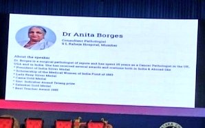 An Oration by Dr. Anita Borges, one of the inspiration for a lot of young pathologist @#APCON2022 <a href="/seemasantosh_gr/">Seema G R</a> <a href="/Abhishek_Kilroy/">Abhishek Singh</a> <a href="/PathologyElf/">Divakar Sharma</a> <a href="/DrSandhyaN1/">Dr Sandhya N</a> <a href="/Priyanshi11A/">Priyanshi Anand</a> <a href="/JK99324/">Dr. Jyotika Kumar</a> <a href="/drsupriyatiwari/">Dr. Supriya Tiwari</a> <a href="/AchLekha/">Srilekha</a> <a href="/pembeoltulu/">Pembe Oltulu, MD</a> <a href="/adi_agnihotri/">Aditya Agnihotri 🇮🇳</a> <a href="/VijayPatho/">Vijay Shankar S</a> <a href="/YasirAlIraqi999/">Mohamed Jassim, MD</a>
