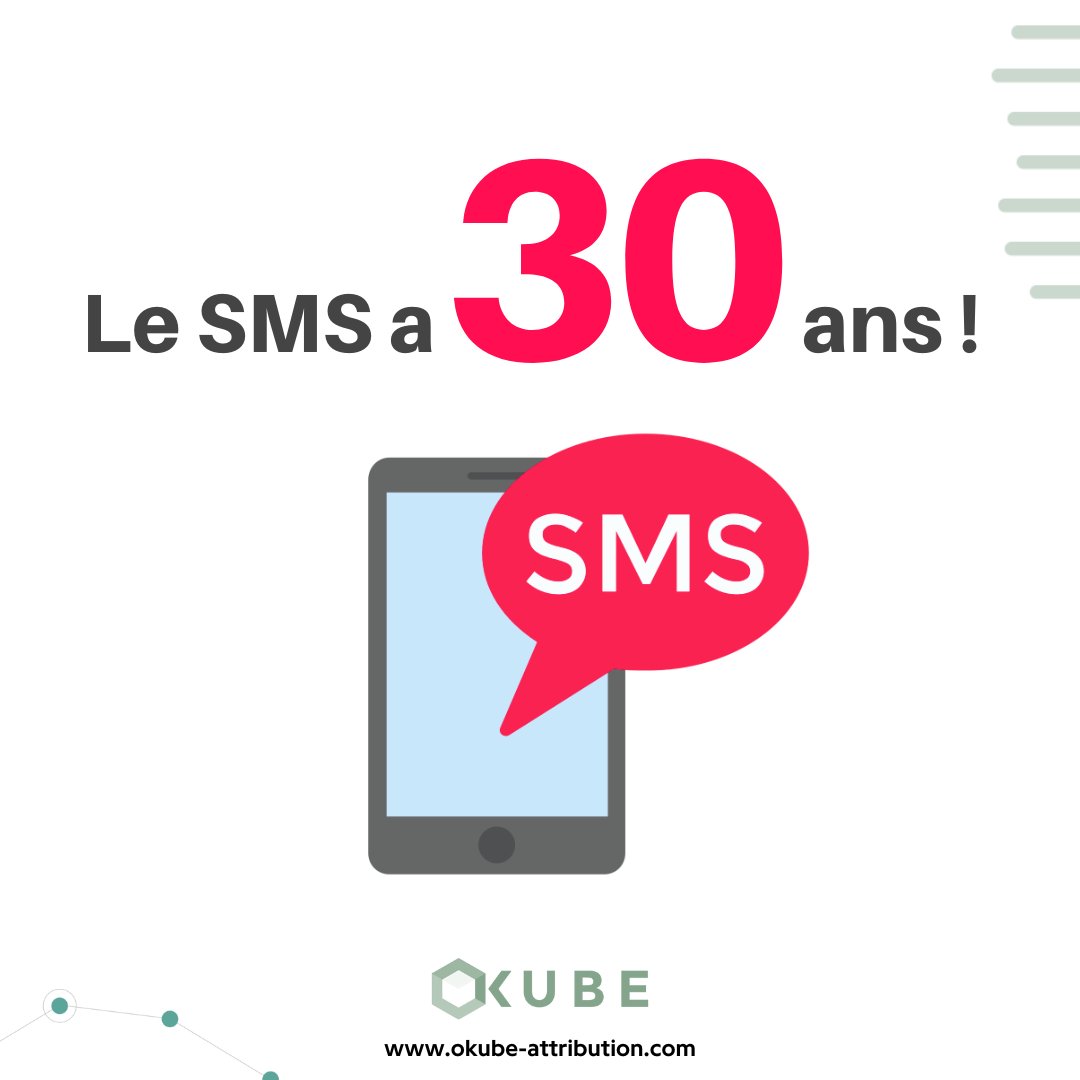 Le SMS, "short message service", a été émis pour la première fois le 3 décembre 1992 depuis l'Angleterre. 📲

Aujourd'hui, le SMS est un vrai canal de diffusion plébiscité par les marques et enseignes, et a un effet drive-to-store indéniable ! 

#smsmarketing #sms #happybirthday