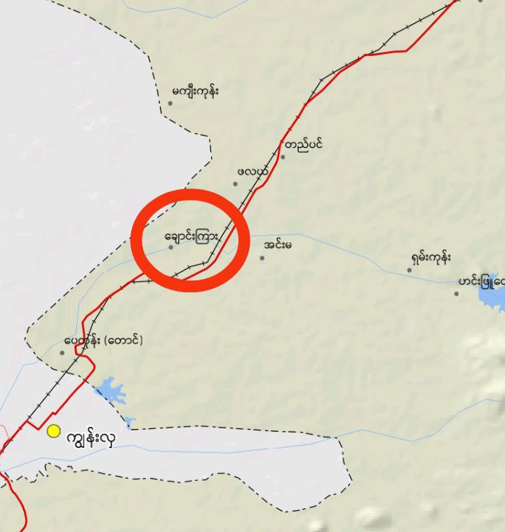 zawmoethant71's tweet photo. Circa 100 troops of terrorist soldiers & #PyuSawHti Allies force of South #PeGone village KyunHla/KantBalu region had marched north of their base at around 09:30 am & were invaded #ChaungKyar village with fire heavy weapons & storming at 13:20 pm.
#2022Dec3Coup https://t.co/SxK1UUr92g
