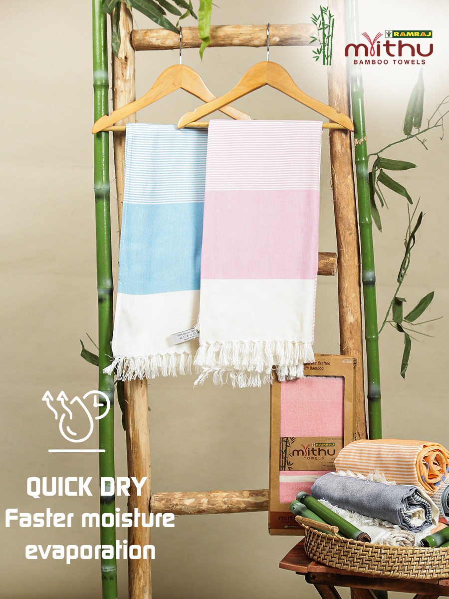Ramrajofficial's tweet photo. A towel like no other! Choose Mithoo Bamboo Towels by Ramraj, which have Quick Dry for faster moisture evaporation!
Shop Now:https://t.co/TN19d5opnY
#bambootowels #mithoobambootowels #thenewcomfortstandard #softasapuddle #absorbent #comfy #thehouseoframraj https://t.co/0BSoQfzJIV