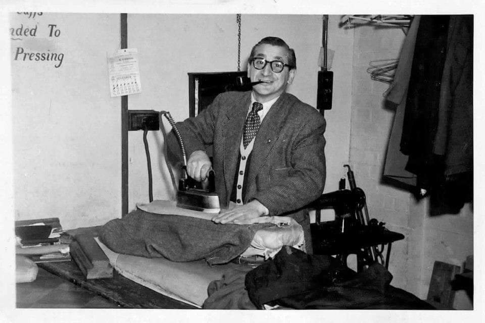 LEASE_EXPERT's tweet photo. @MakeTooting I understand you were interested in this photo of my Grandfather Max. He had an alterationist booth where I believe MAAT Emporium is now in Tooting Market. Let me know if you would like to know more. https://t.co/jShIHo6gkw
