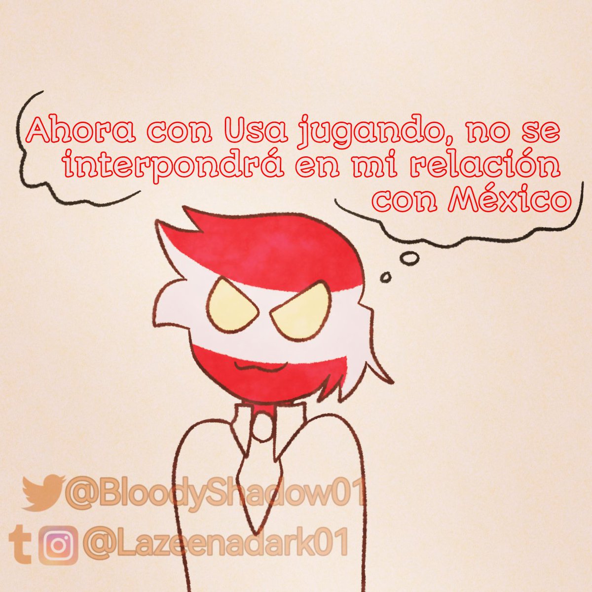 BloodyShadow01's tweet photo. (1/4) Reencuentro?
Probando otro diseño para Austria
#countryhumans #countryhumansmexico #countryhumansaustria #ausmex https://t.co/nMcEDnZmJV