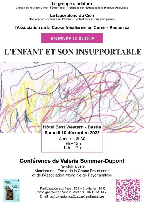 ACFRestonica's tweet photo. 📣📣📣📣📣 J-7 📣📣📣📣📣
Argument : https://t.co/2FpCqVYWpl
Avec @valalapsy Valeria Sommer Dupont
Vers la JE7 @Institut_Enfant « Parents exaspérés - Enfants terribles » https://t.co/mStyRnav4B