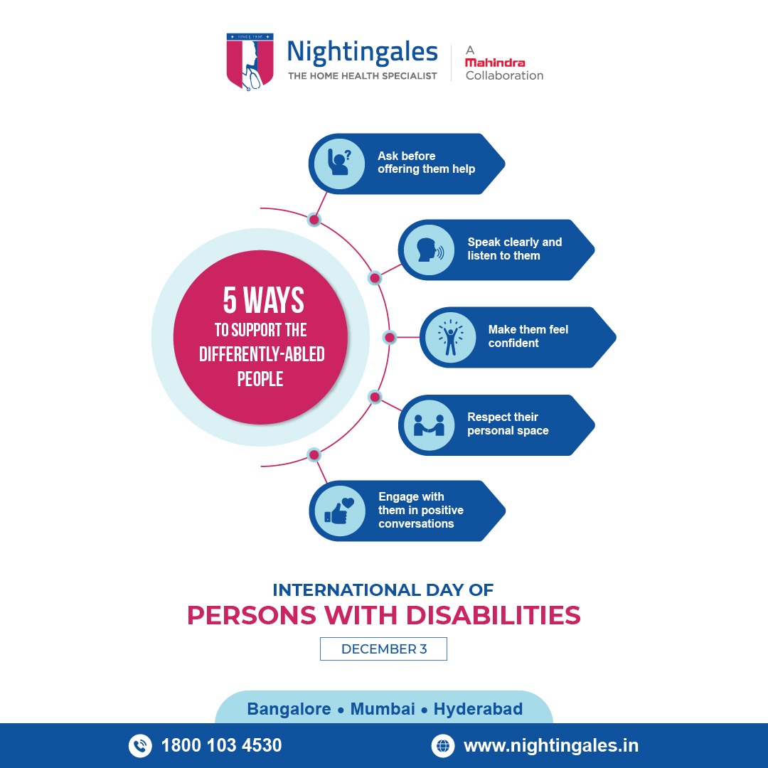 NightingalesHHS's tweet image. Raising awareness about people with disabilities and their struggle for equal rights. They have equal rights for equal treatment and equal access. Let's not consider disability as a state of inability and respect them and love them. #IDPD #IDPD2022 #idpd22