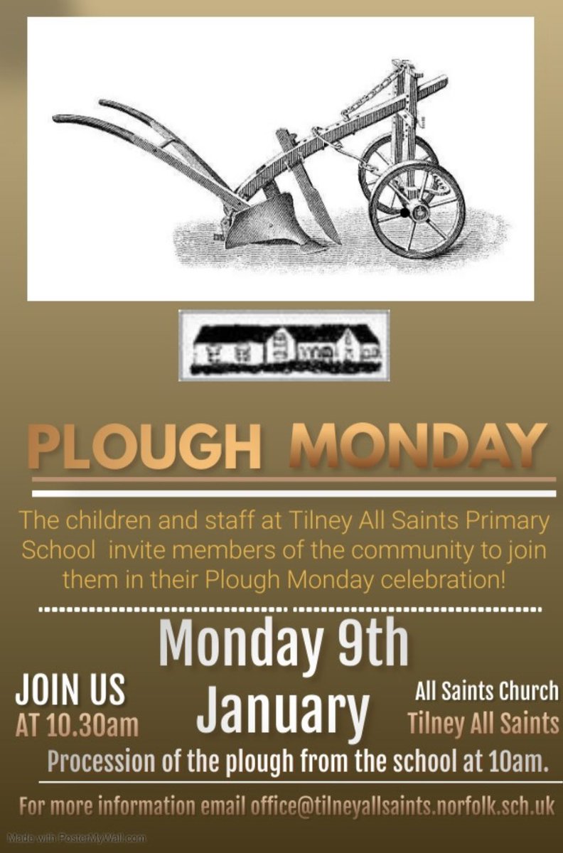 Join us at Tilney All Saints for our Plough Monday celebration on 9th January 2023