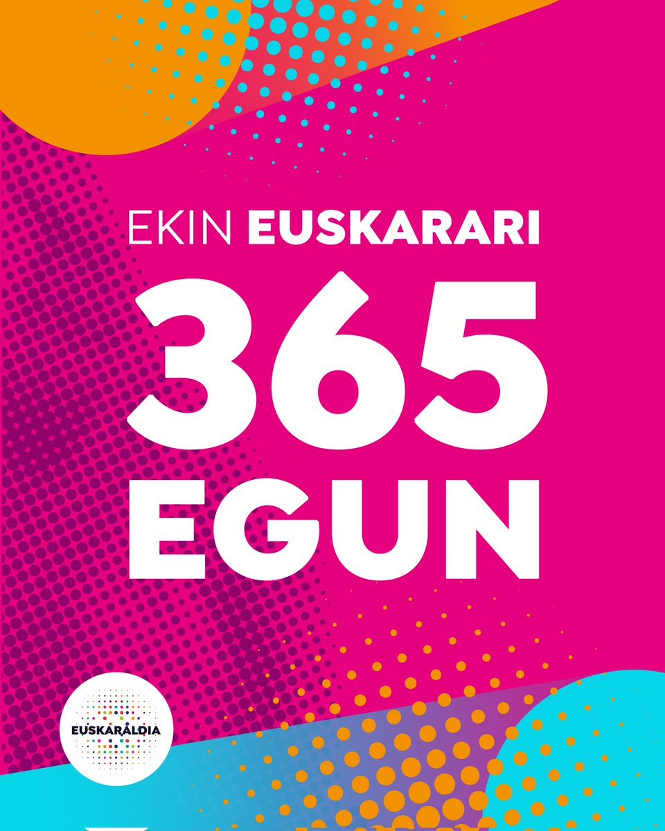 #EuskararenEguna 
#Euskaraldia2022 
#HitzezEkitekoGaraia