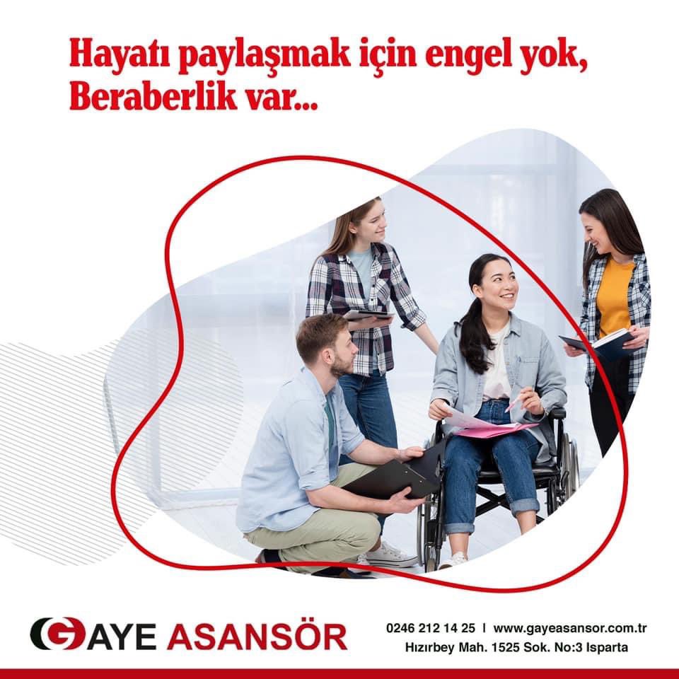 AsansorGaye's tweet photo. “Hayatı paylaşmak için engel yoktur.”

Sevgi, saygı ve dayanışmanın hakim olduğu bir dünyada engelleri hep birlikte aşacağız. 
#3AralıkDünyaEngellilerGünü kutlu olsun. https://t.co/qOuYqpTm6y