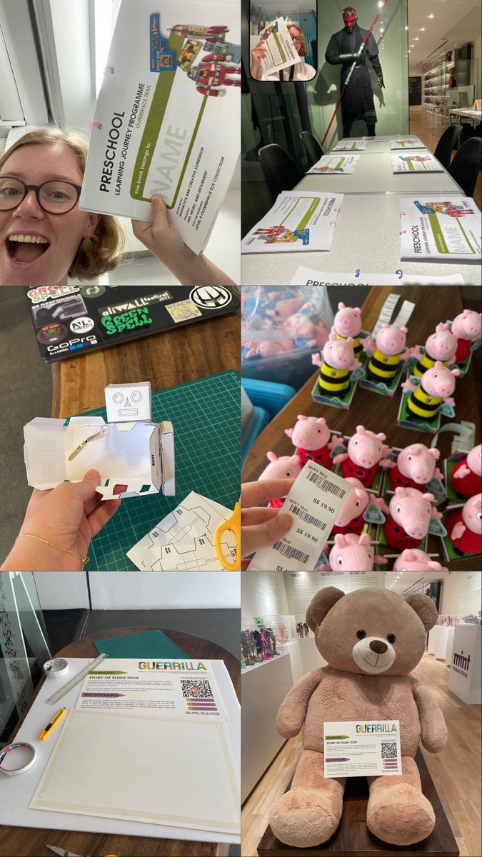 RadleyEmma21's tweet photo. Completed my first week

🚀Helped with 8 classes visiting for their outer space adventure 
👾Learnt about how AR is used to enhance the experience
🤖 Made an example display Robot
🧸 Was surrounded by Peppa pig toys in Retail
🪧Helped with the signage for the new popup exhibition https://t.co/pesq6ATVAS