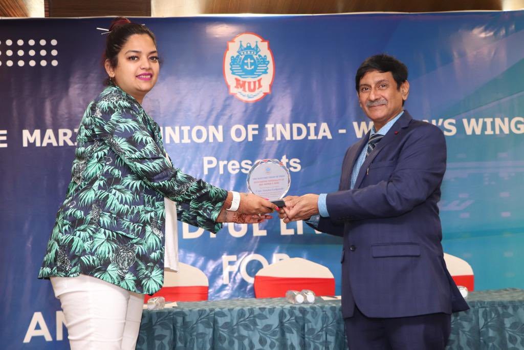 dynamicSaleha's tweet photo. The MUI Women’s Wing celebrates the achievements of member ladies &amp; #womenseafarers with an ‘Outstanding Personality of MUIWW’ award at a seminar held on 27th Nov in Mumbai. #womenempowerment #womeninmaritime #SheAtSea #womenachievers #muiww #MUIWW https://t.co/HV10GFgdBw
