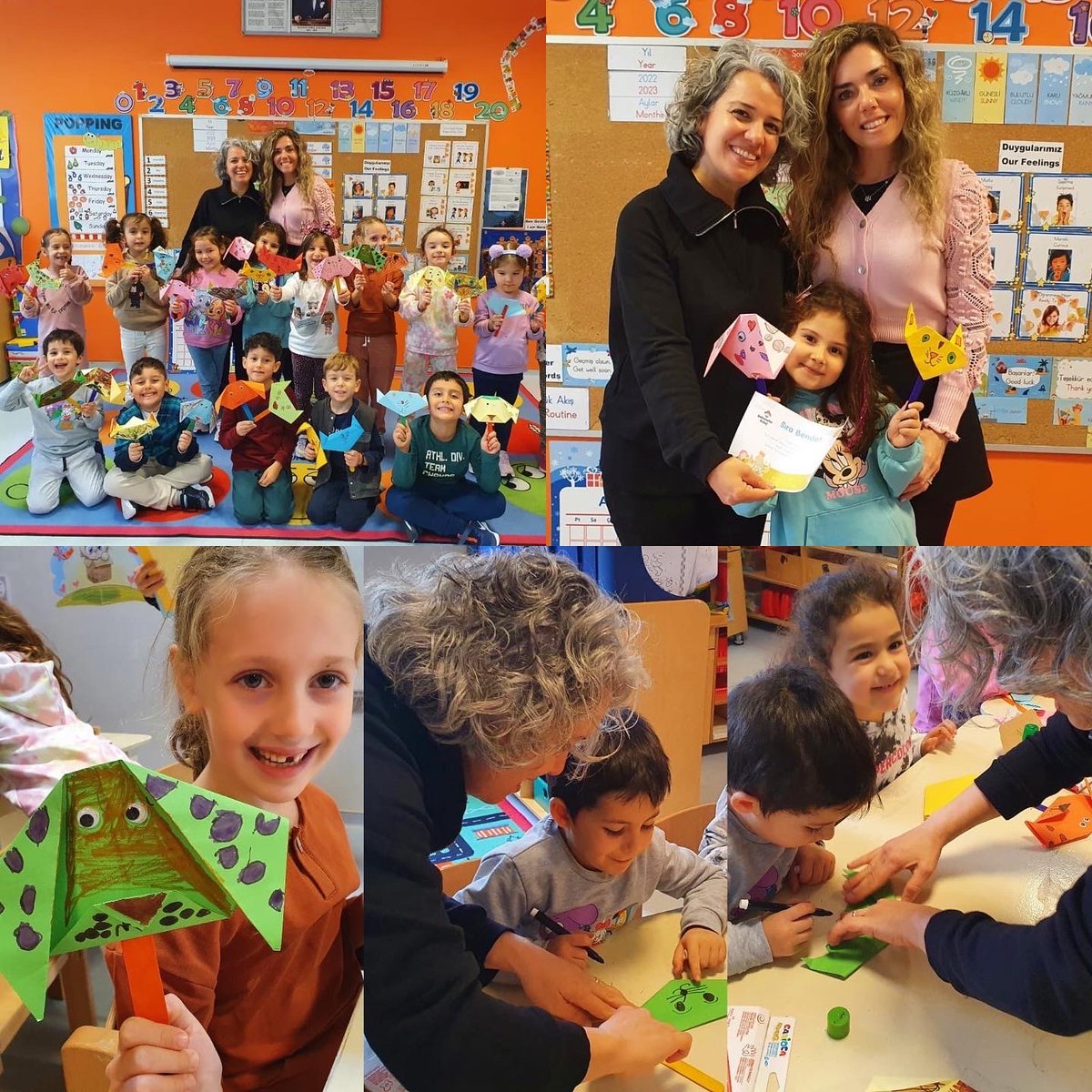 Okul öncesi öğrencilerimiz ve hayal ortaklarımız olan velilerimiz ile bol kazanımlı ve eğlenceli sıra bende etkinliklerimizi gerçekleştirdik 🥳 Katılım gösteren velilerimize teşekkür ederiz.💙❤️ <a href="/ErkenCocukluk/">Hale Güneş</a> <a href="/tugbaozdinc/">Tuğba Özdinç Kater</a> <a href="/BuketAdiguler/">Buket ADIGÜLER</a>