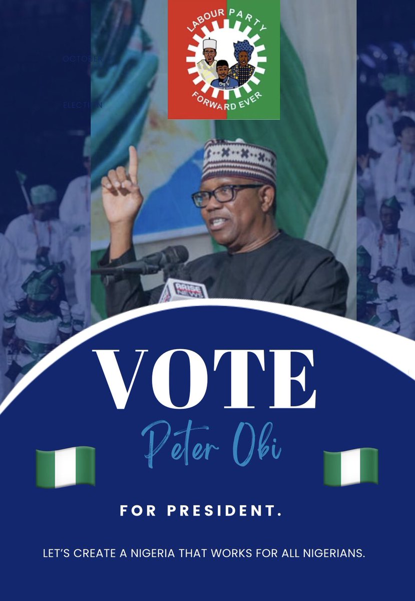 GodwynChidiadi's tweet photo. God bless Nigeria.
God bless Alex Otti.
God bless Peter Obi.
God bless Yusuf Datti.
Ndi Abia, Weep No More.
A New Nigeria is very Possible.
We remain #obidiently relentless.
6/6
#AlexForAbia
#ObidientlyOttified
#ObidientlyYusful
#PeterObi4President
#experience17
#Experience22 https://t.co/lreYoiScSU