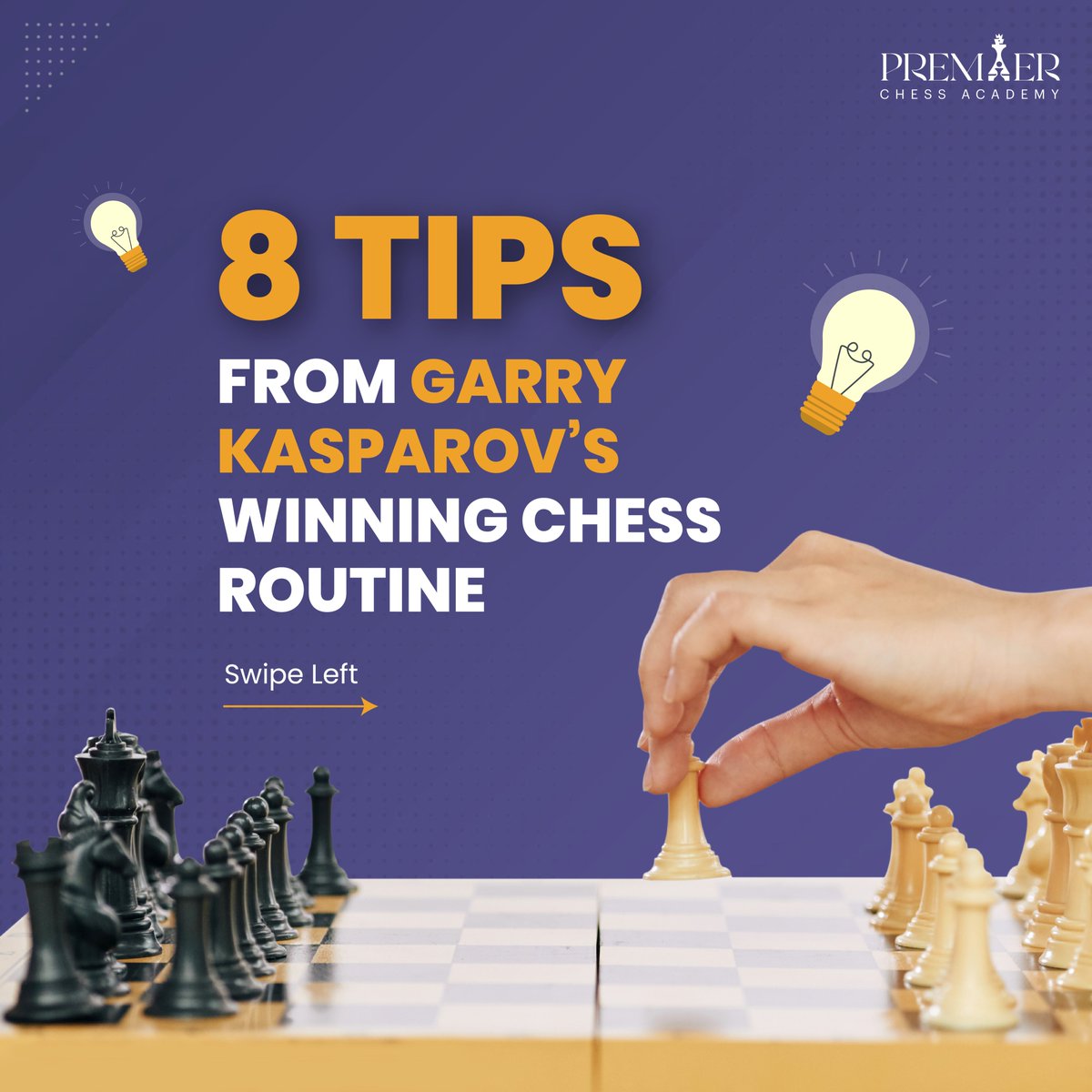 premierchessac1's tweet image. Garry Kasparov&apos;s winning chess routine not only teaches you 8 chess strategy tips but also inspires you to become a better chess player.

#chesstips #gameofchess #chesslessons #chesstechniques #analyzingchess #premierchessacademy #winningchessmoves #chessmoves