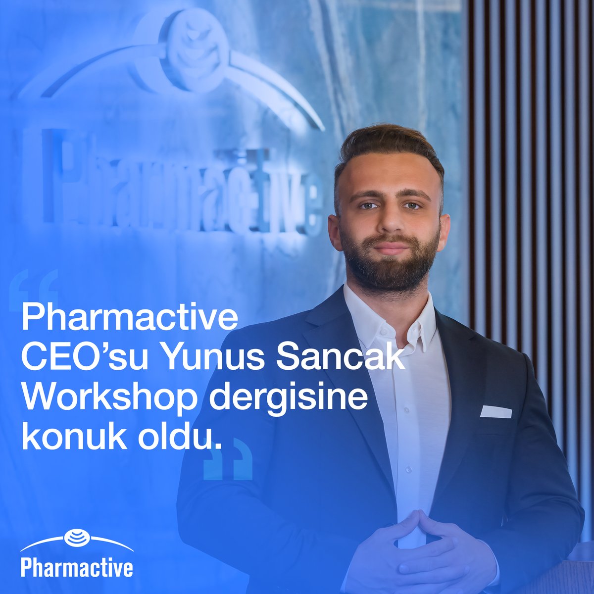 SayaHolding's tweet photo. Liderlik felsefesini insana odaklanarak ilham vermek olarak belirten grup şirketlerimizden Pharmactive CEO’su Yunus Sancak, yeni nesil liderlik kültürünü ve Pharmactive’in gelişim çizgisini Workshop dergisine anlattı. #SayaGrup #GüçlüDeğerlerGüçlüGelecek #Pharmactive https://t.co/22mKxh9nq8