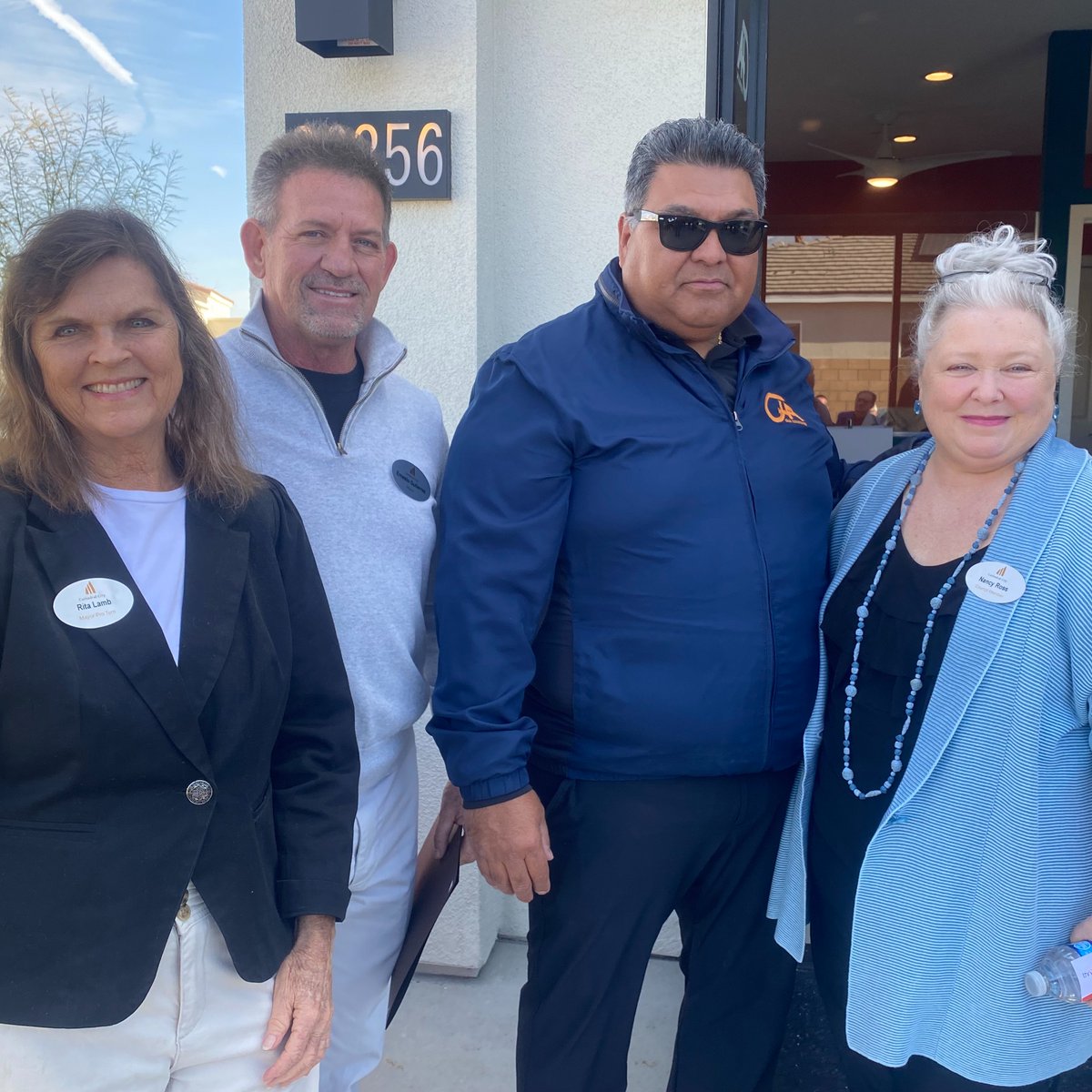 December 1 was the ribbon cutting for the expanded Rio del Sol on Gerald Ford in District 2- Cathedral City!

An exciting day with the developer, Mario Lopez, and our city's own, Ernesto Gutierrez and Rita Lamb.

#cathedralcity #cathedralcityca #coachellavalley #RiodelSol