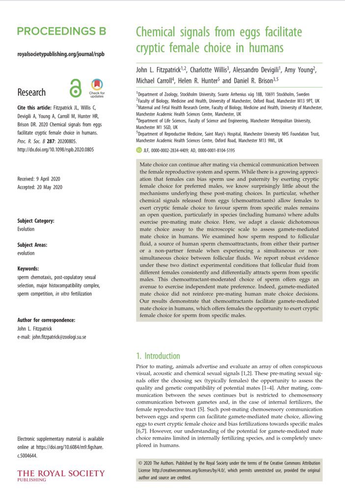 Hepiniz özelsiniz …

Şimdiye kadar, yarışı kazanan spermin yumurtayı döllediğini biliyorduk. Ancak bu makaleye göre; (2020) yumurta özel bir sinyal göndererek, istediği spermi kendine çekiyor. Yani binlercesi arasından birini seçiyor.