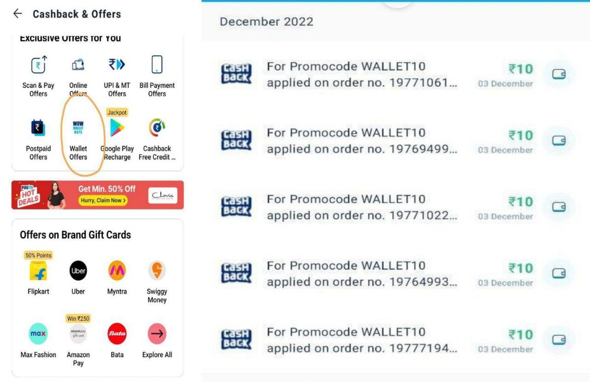 mspdealss's tweet photo. Paytm : Add Rs.1000, Get Rs.10 Cashback Specific Users

https://t.co/15rv34wgL7

Go to paytm wallet and add ₹1000  

Apply code : WALLET10

✔️ You can apply this offer 5 times. https://t.co/JpCxb968YZ
