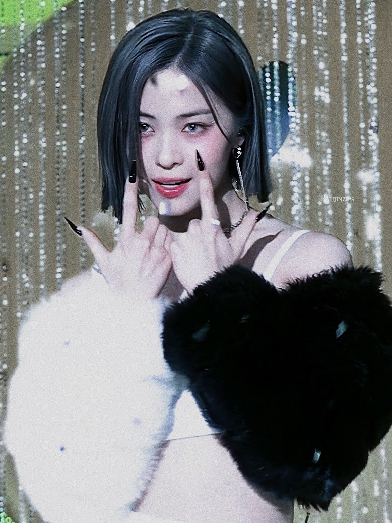 Craziness in her eyes.