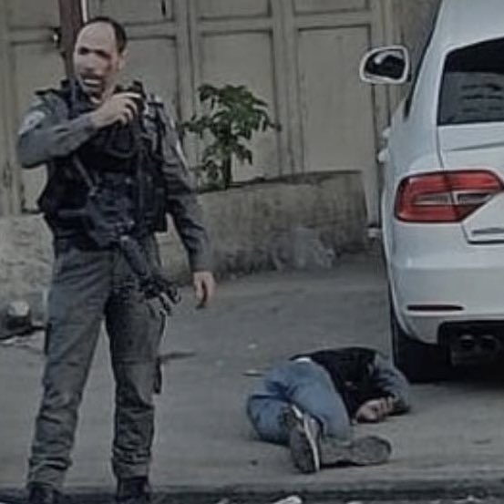 cjwerleman's tweet photo. This is the Israeli soldier who executed a Palestinian at point blank range, today. https://t.co/yYY99zBiOY