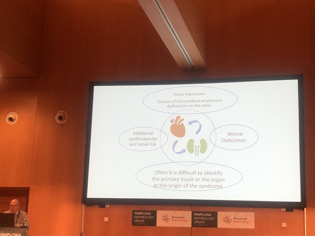 Tubulocentric's tweet photo. Just now! Professor @croncoIRRIV is talking about CardioRenal Syndrome in the new postCOVID19 era #PNU2022 @beaff26 @SENefrologia @senjoven @yulnunezvill @MartaCoboMarcos https://t.co/VK8vE7GW7U