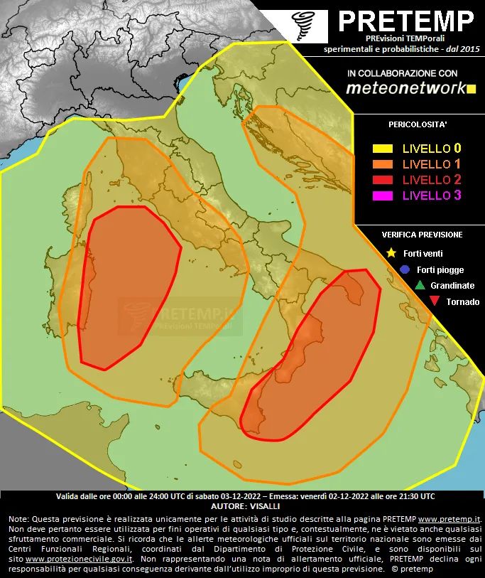 🟥 Giornata temporalesca soprattutto su alcuni settori del Centro e Sud #Italia. Tutti i dettagli nella previsione

pretemp.altervista.org/archivio/2022/…

#3dicembre