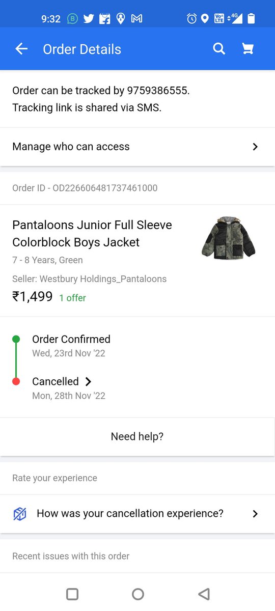 Dear <a href="/flipkartsupport/">FlipkartSupport</a> <a href="/Flipkart/">Flipkart</a> how much more time you guys needed your services are getting worst day by day 6 days passed to cancelled the order. Still refund is not processed. <a href="/pantaloonsindia/">Pantaloons</a> your seller is sleeping <a href="/_Kalyan_K/">Kalyan Krishnamurthy</a> sir I request you to kindly look into it 🙏
