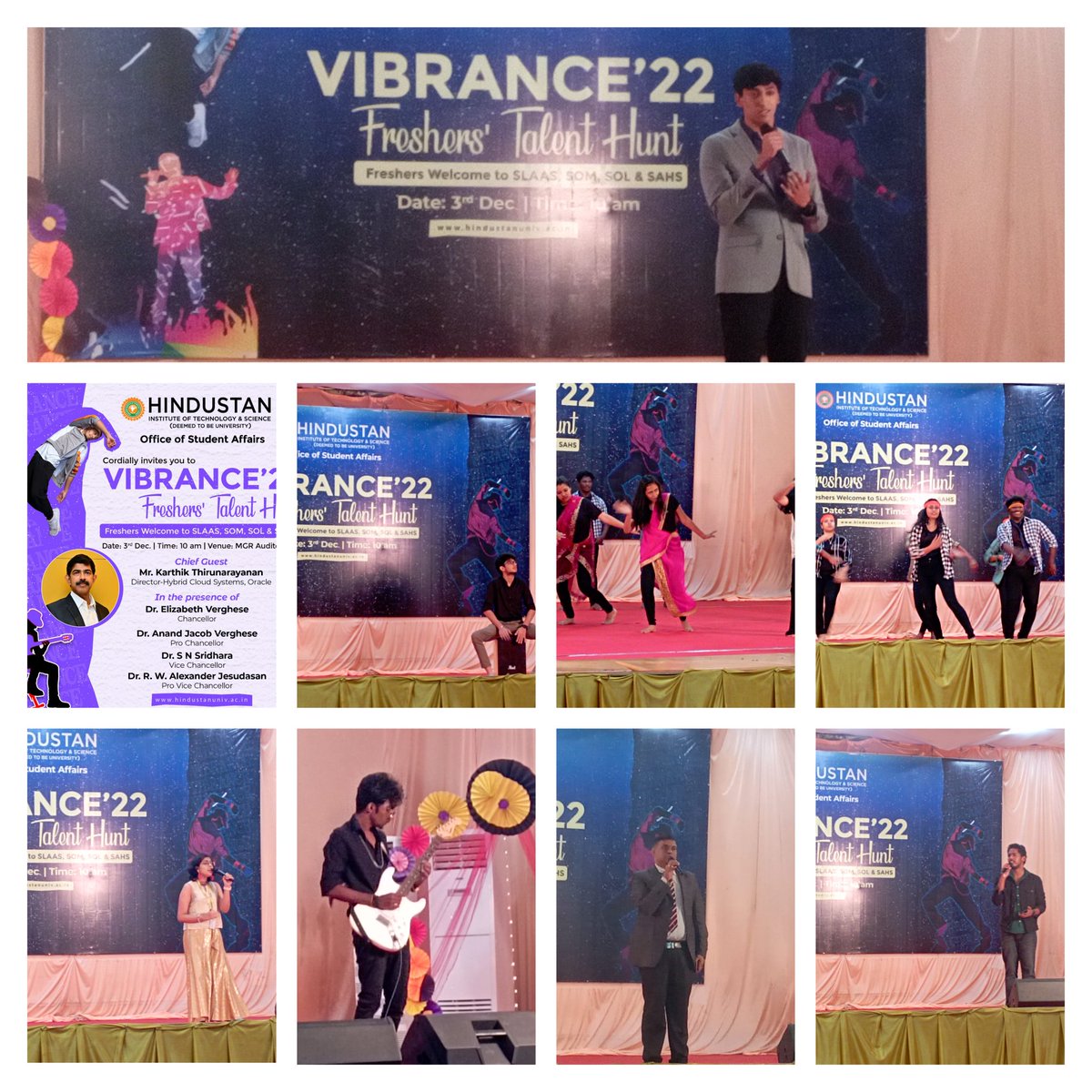 mbahits's tweet photo. #vibrance2022 #freshers #slaas #welcome #talenthunt @HindustanUni @KCGtechnology @hits_events @ecehits @orientflights @Hindustanschool https://t.co/yzGp4nZ7bb