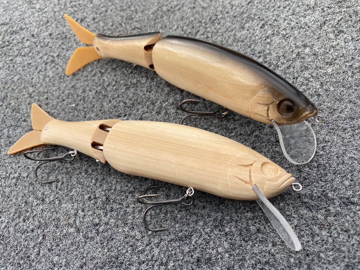 Parakeetz01's tweet photo. MB-1 Custom 175Fの原型です。井佐知之がハンドカービングで削ったもので、このマスターサンプルを基に3Dスキャン〜ABS化。理想のアクションを求めて作り込みを行いました。まだ数年前の事ですが、資料を見返していると何だか懐かしいです。
#MB #MonkeyBrainBaits
#モンキーブレイン
#井佐知之 https://t.co/GRzvYqVBOO