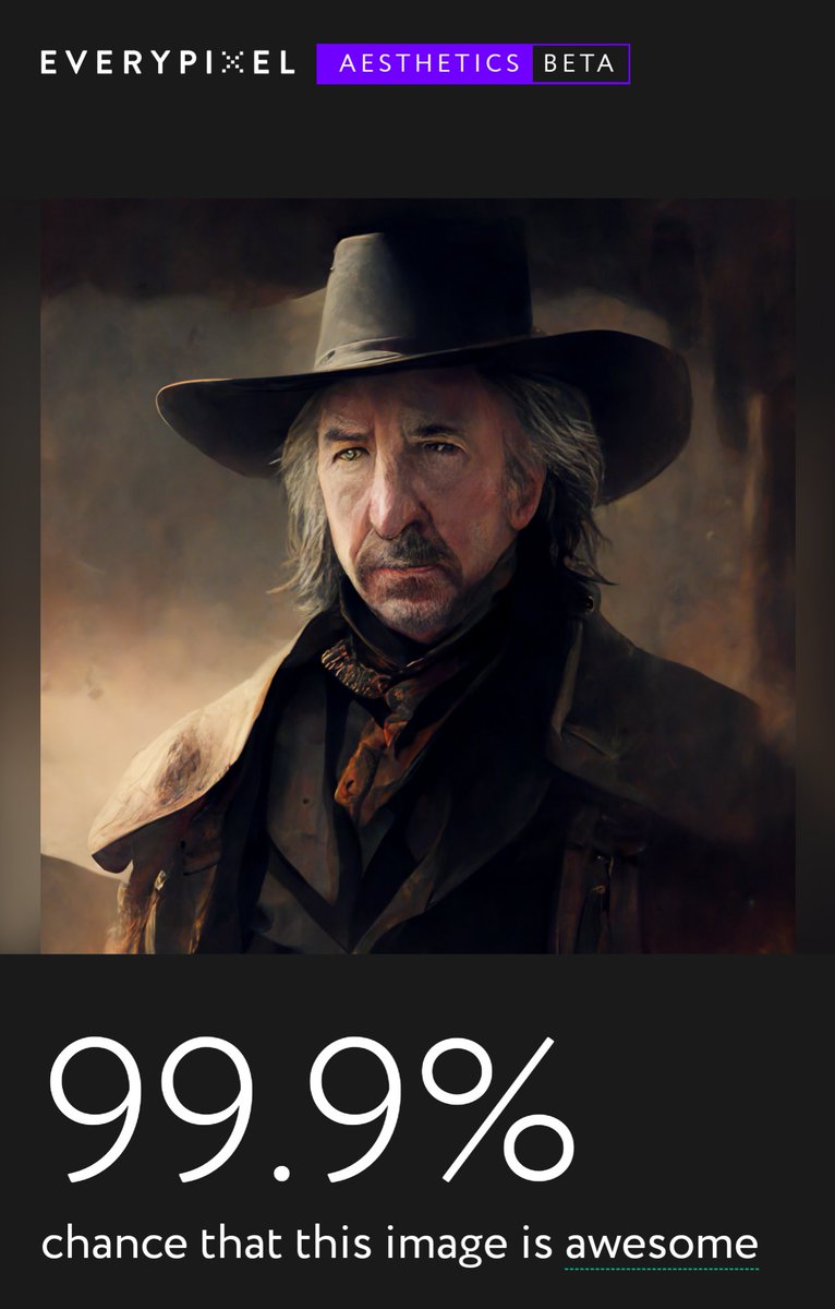 nicksdjohnson's tweet photo. #everypixel seems impressed with this image of Alan Rickman as a gunfighter. https://t.co/bm9OCqPfM6