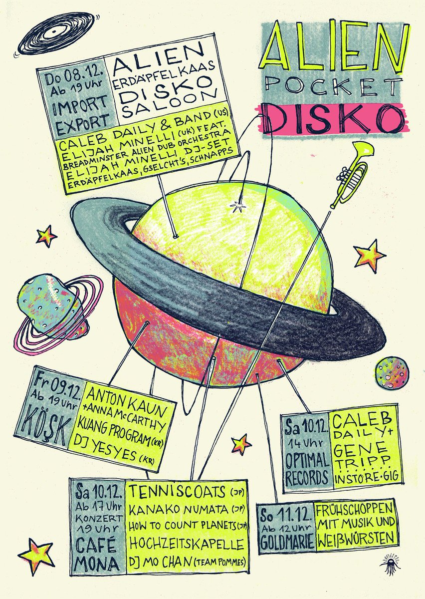 🪐Alien Pocket Disko 🪐
8.-11.Dezember, Munich