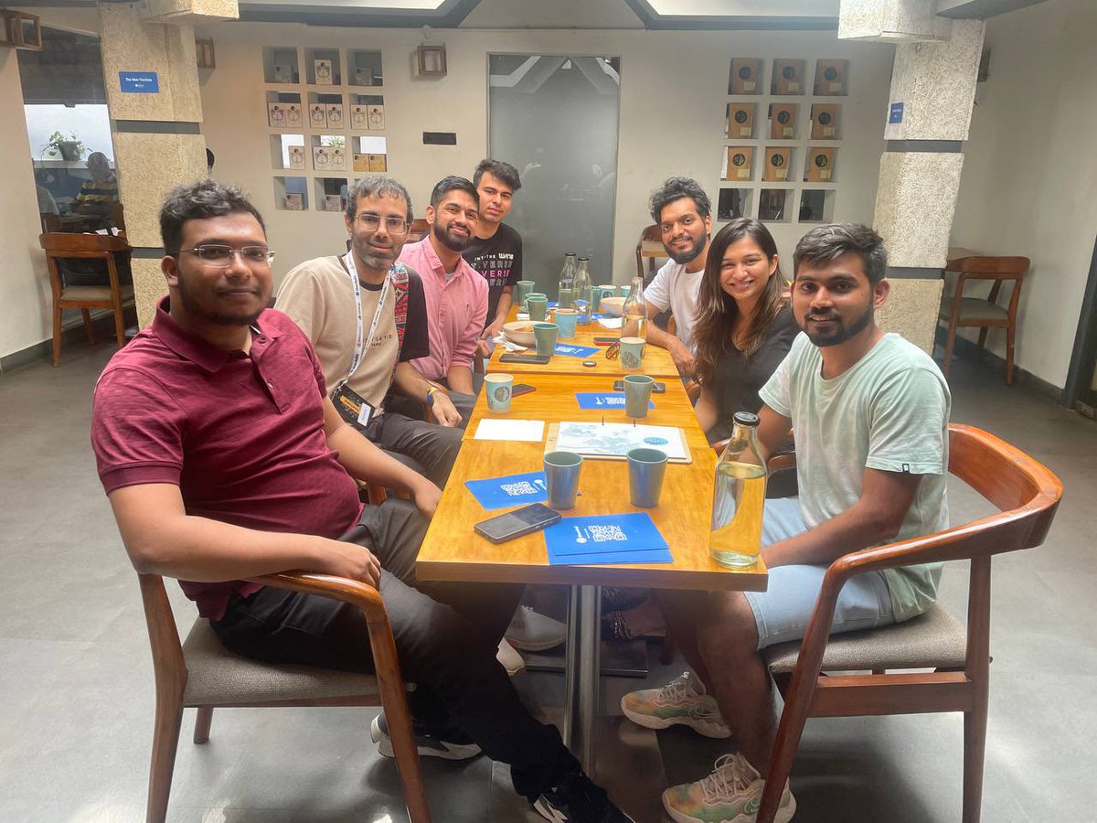siyasabnis1's tweet photo. Why should only tech peeps have all the fun?!

@mediabluewind hosted an intimate non-tech web3 meet, with some fantastic people, quality conversations and varying perspectives 

Thanks for joining @AdityaKhanduri @0xsaiteja @anishinde_ @DegenLawAcademy @ankur_rakhi @ShagunKarki https://t.co/MLgmwOCFTi