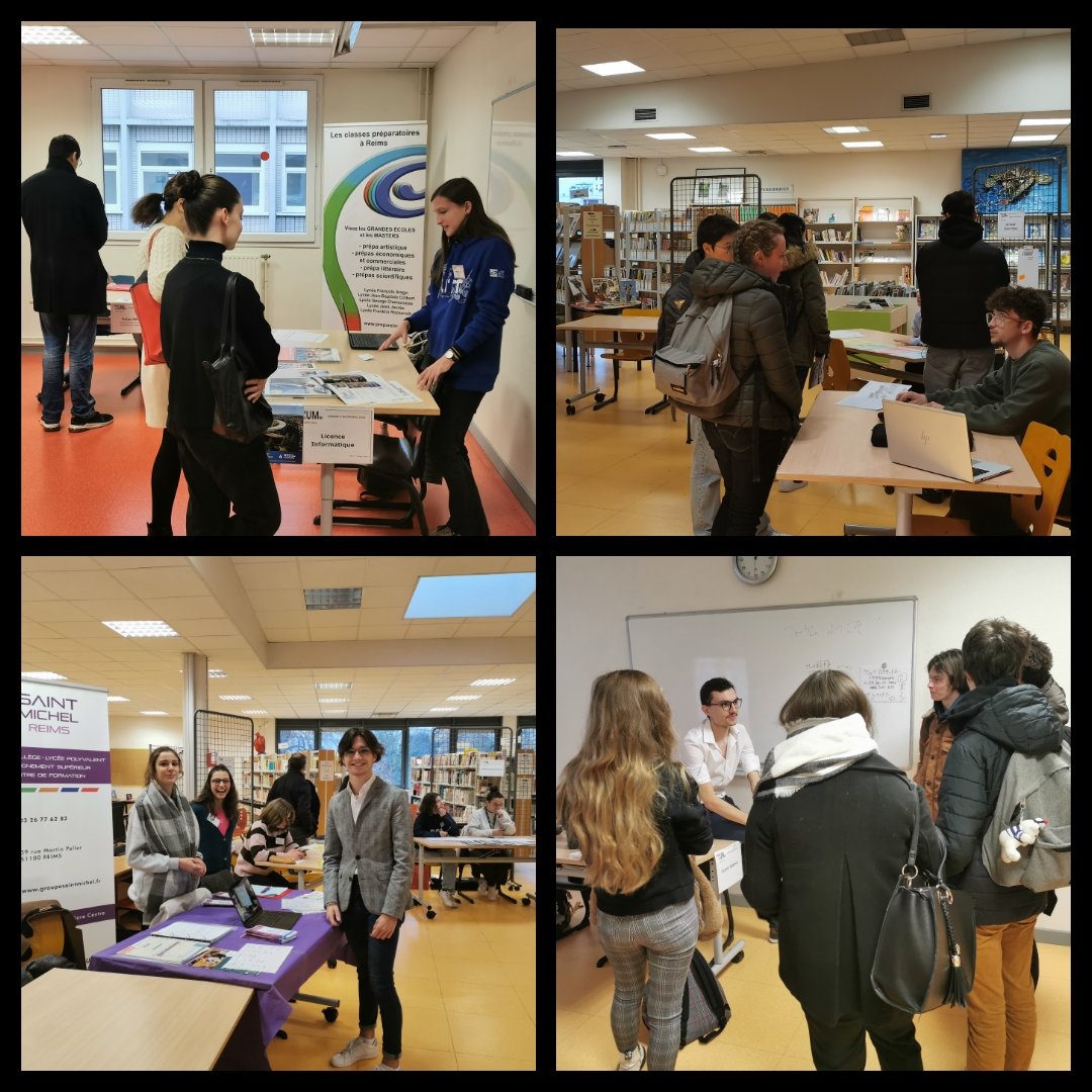 R_Martin_Perdir's tweet photo. Ouverture du forum Alumni au @LyceeClemReims.
Rencontres avec nos anciens lycéens et conseils pour nos élèves de Terminales. https://t.co/hWOuix0tqh