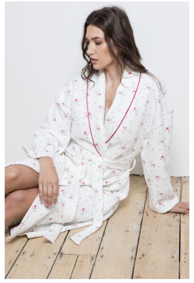 Beautiful cosy brushed 100% Cotton nightdresses sizes small up to xxl. Quilted robe sizes small up to xxl