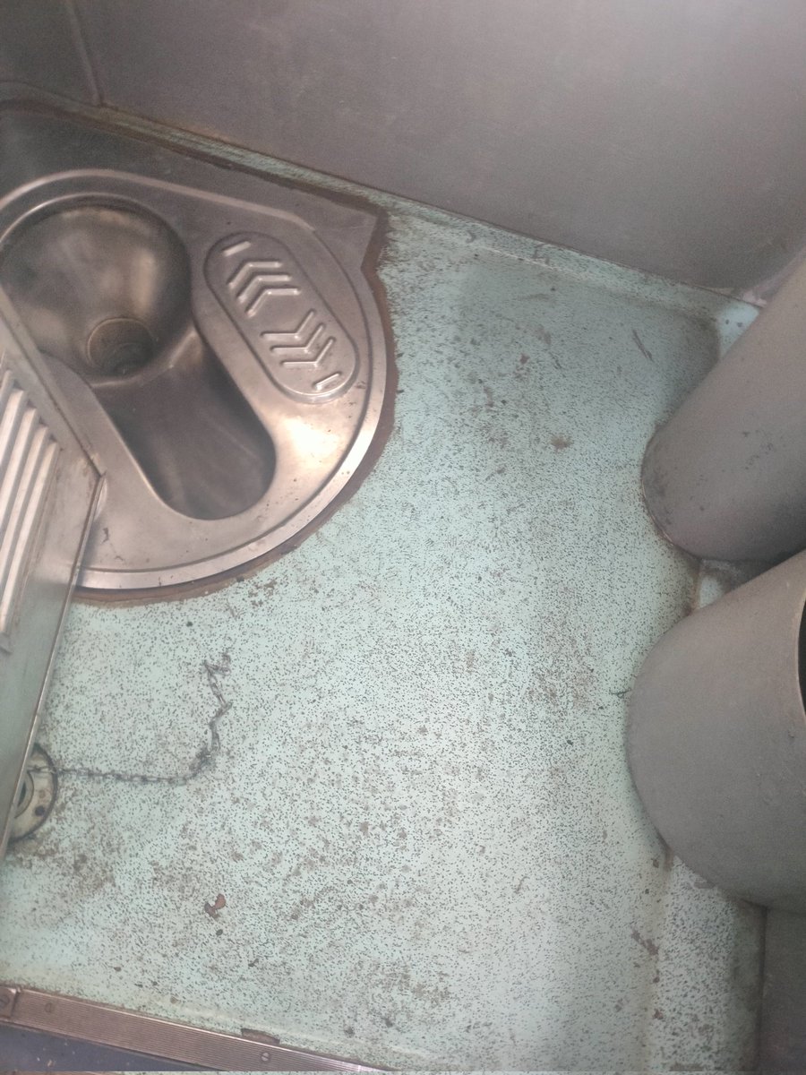 AshmitaPro's tweet image. @KonkanRailway Train no 11100 boarded from madgaon to Mumbai at 1245 pm dirty toilets garbage no ac cooling paid approx 7000 for 3 tickers 2nd ac torned curtains.. atleast do Housekeeping before new people get in a request pls
