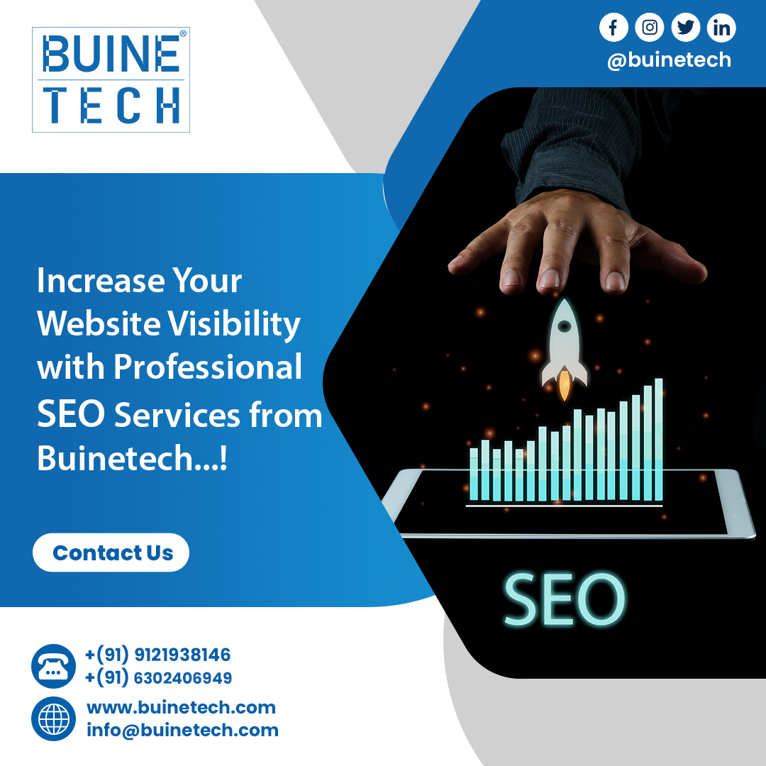 buinetechnogies's tweet photo. Increase your website visibility with professionals SEO services from Buine Tech Hyderabad, India.
For more visit our website https://t.co/OLFuyIJ6qe
#onlinemarketing #searchengineoptimization #optimization #keywordresearch #seo #buinetech #hydrabad #india #service https://t.co/eN3UyfT90O