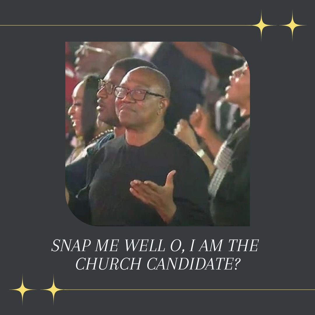 Ohiss_'s tweet photo. PeterObi now goes to church gatherings uninvited . Hope after he loses the elections in 2023 we wonβt look for him in our church gatherings o. #Experience22 https://t.co/pkiqLUQRPu