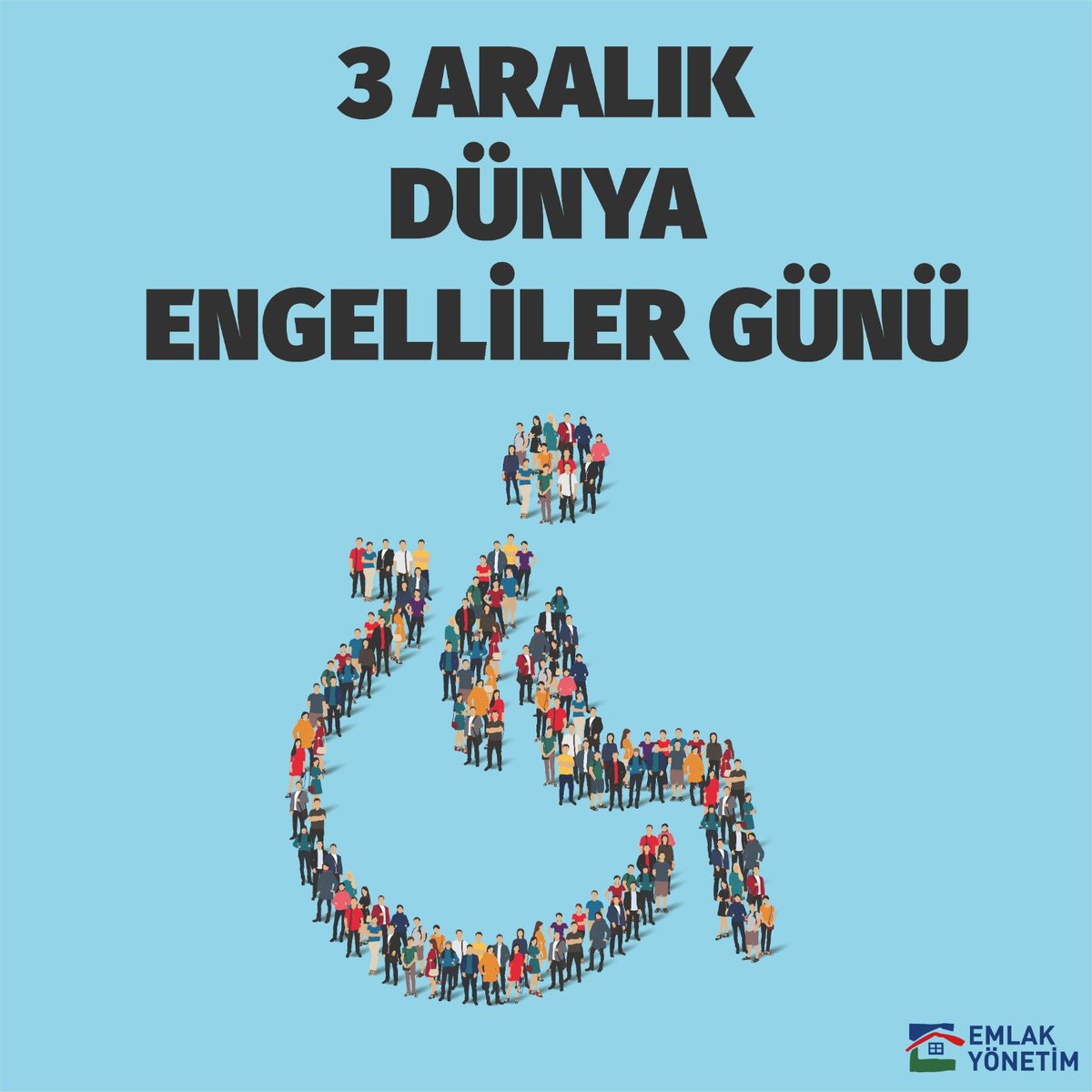 Engellilere verilen sevgi onlara yaşama sevinci verir. #3AralıkDünyaEngellilerGünü