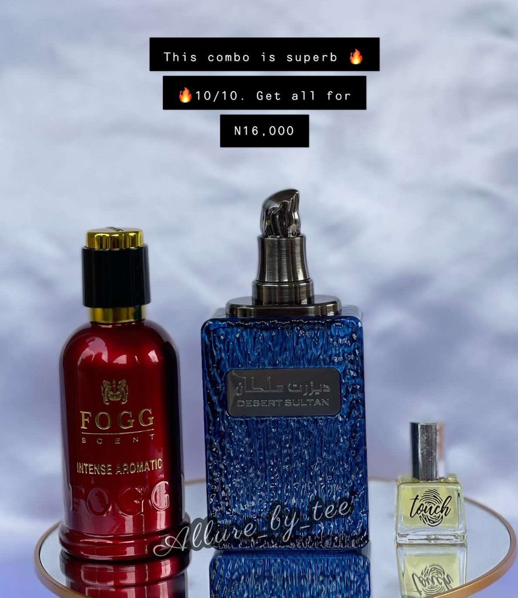 debbiee_mos's tweet photo. @Elkrosmediahub Allure_by_tee is  the best plug for all kind type of fragrance 💯 gives you value for money all day everyday! I am just a DM away ✌️ https://t.co/ei2AdCutCX