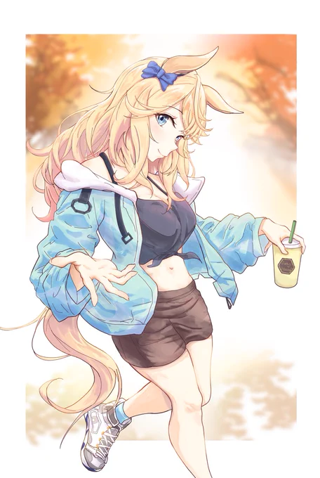 シチーさんとお出かけ#ウマ娘 #ゴールドシチー 