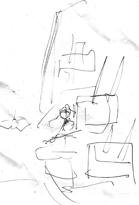#このタグを見た人はラフ画とその完成絵を見せる
サラトガ。 
