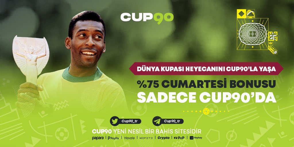 Cup90_tr's tweet photo. %75 Cumartesi Spor Bonusu Cup90'da 🏆 
🏆 DÜNYA KUPASI HEYECANINI CUP90'LA YAŞA 🔥🤑⚡️

✅ Bonus için üye ol, BONUS AL 

👇🏻👇🏻👇🏻

https://t.co/CNJrCzigLx https://t.co/A72NliwhVJ