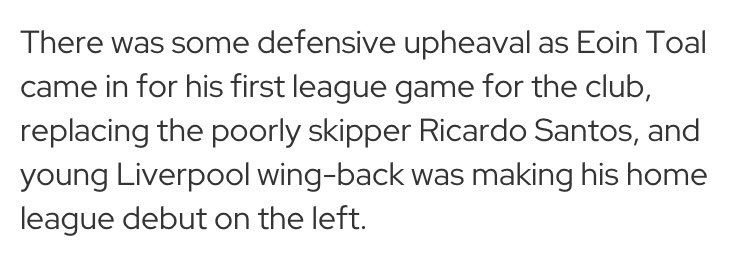 ADavePritchard's tweet photo. @MarcIles I think there’s a typo here Marc as Beck’s name is missing. Great report as always btw. https://t.co/KYsZcs459p