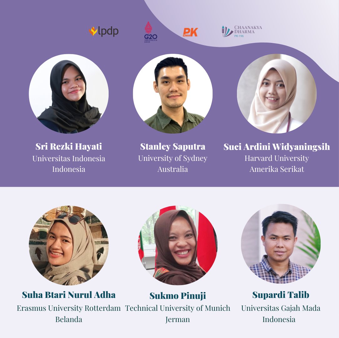 Yuk kenalan! #ChaanakyaDharma adalah wadah pemersatu kita :) Meskipun berbeda jurusan, kampus dan negera tujuan, namun beragam peran ini yang akan melengkapi dedikasi kami untuk membangun negeri. 
@lpdp_ri

#DiriUntukNegeri
#SDMUnggulIndonesiaMaju 
#AkuPastiMengabdi