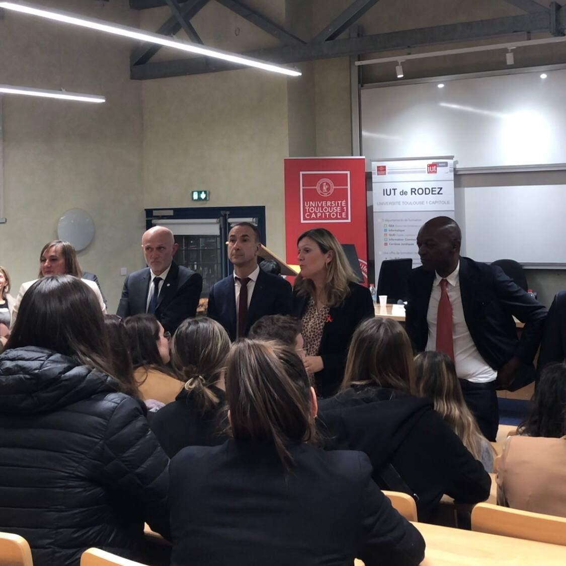 Nous sommes honorés d’avoir accueilli la Présidente de l’<a href="/AssembleeNat/">Assemblée nationale</a> en #Aveyron . 

Merci <a href="/YaelBRAUNPIVET/">Yaël Braun-Pivet</a> d’avoir pris le temps  d’échanger avec la jeunesse aveyronnaise!