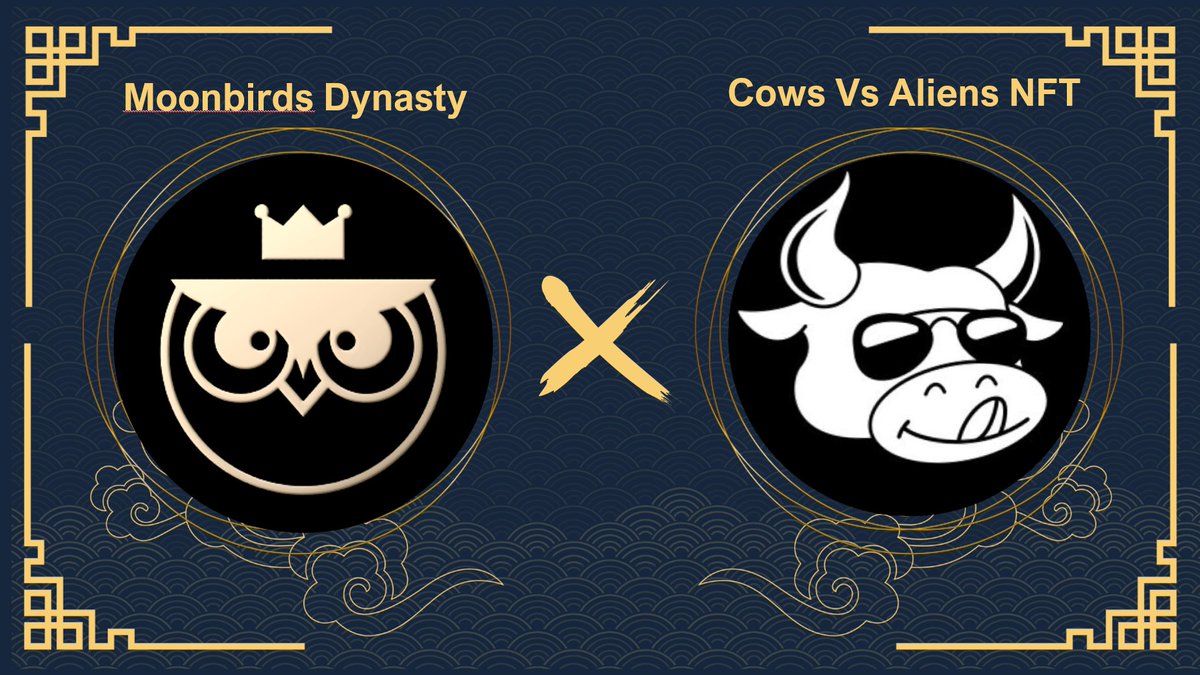 Moonbirds Dynasty 月鳥王朝 (@moonbirdsdyn) on Twitter photo 🦉 Moonbirds Dynasty X Cows Vs Aliens NFT🦉
An intergalactic beef of the century… Who will prevail?
We are going to giveaway 3 x 🏆 WL
To enter:
1️⃣ Follow
<a href="/CowsVAliens/">Cows Vs Aliens NFT</a>
<a href="/pinky2000112/">Pinkey🔑</a>
<a href="/bellew193/">🎀 Belle • 193 🎀</a>
<a href="/moonbirdsdyn/">Moonbirds Dynasty 月鳥王朝</a>
2️⃣ RT + Like
3️⃣ Tag 3 friends 🦉 Moonbirds Dynasty X Cows Vs Aliens NFT🦉
An intergalactic beef of the century… Who will prevail?
We are going to giveaway 3 x 🏆 WL
To enter:
1️⃣ Follow
<a href="/CowsVAliens/">Cows Vs Aliens NFT</a>
<a href="/pinky2000112/">Pinkey🔑</a>
<a href="/bellew193/">🎀 Belle • 193 🎀</a>
<a href="/moonbirdsdyn/">Moonbirds Dynasty 月鳥王朝</a>
2️⃣ RT + Like
3️⃣ Tag 3 friends