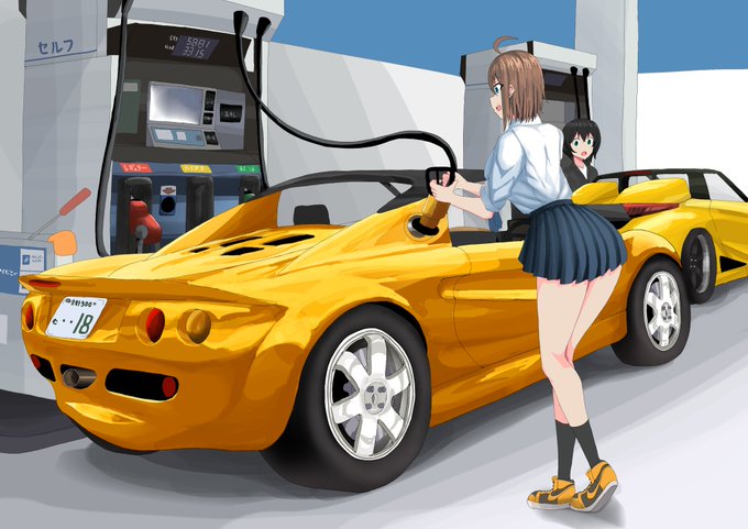 #12月になったのでフォロワーさんに自己紹介しようぜ 
うちの子と時々車描いてる! 