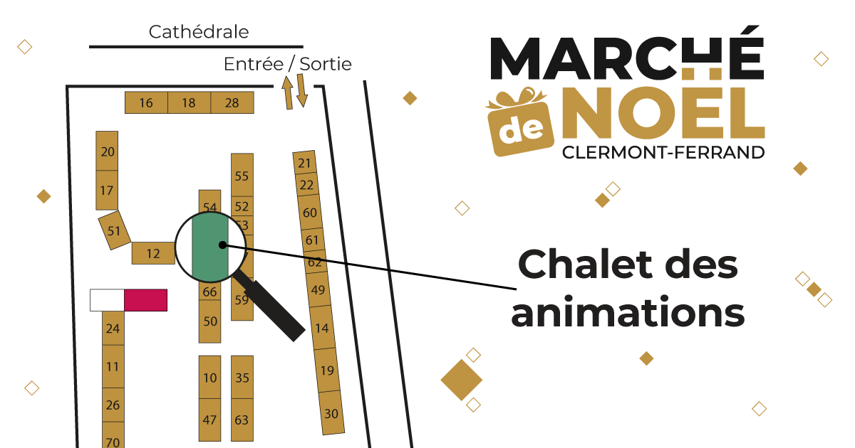 🧭 Vous cherchez le Chalet des Animations ? Il se situe 𝗮̀ 𝗽𝗿𝗼𝘅𝗶𝗺𝗶𝘁𝗲́ 𝗱𝗲 𝗹𝗮 𝗺𝗮𝗶𝘀𝗼𝗻 𝗱𝘂 𝗣𝗲̀𝗿𝗲 𝗡𝗼𝗲̈𝗹 et accueille les associations qui animent le Marché de Noël : ce week-end, c'est là qu'il faudra venir contribuer à la collecte de Auvernhat Solidari 💝