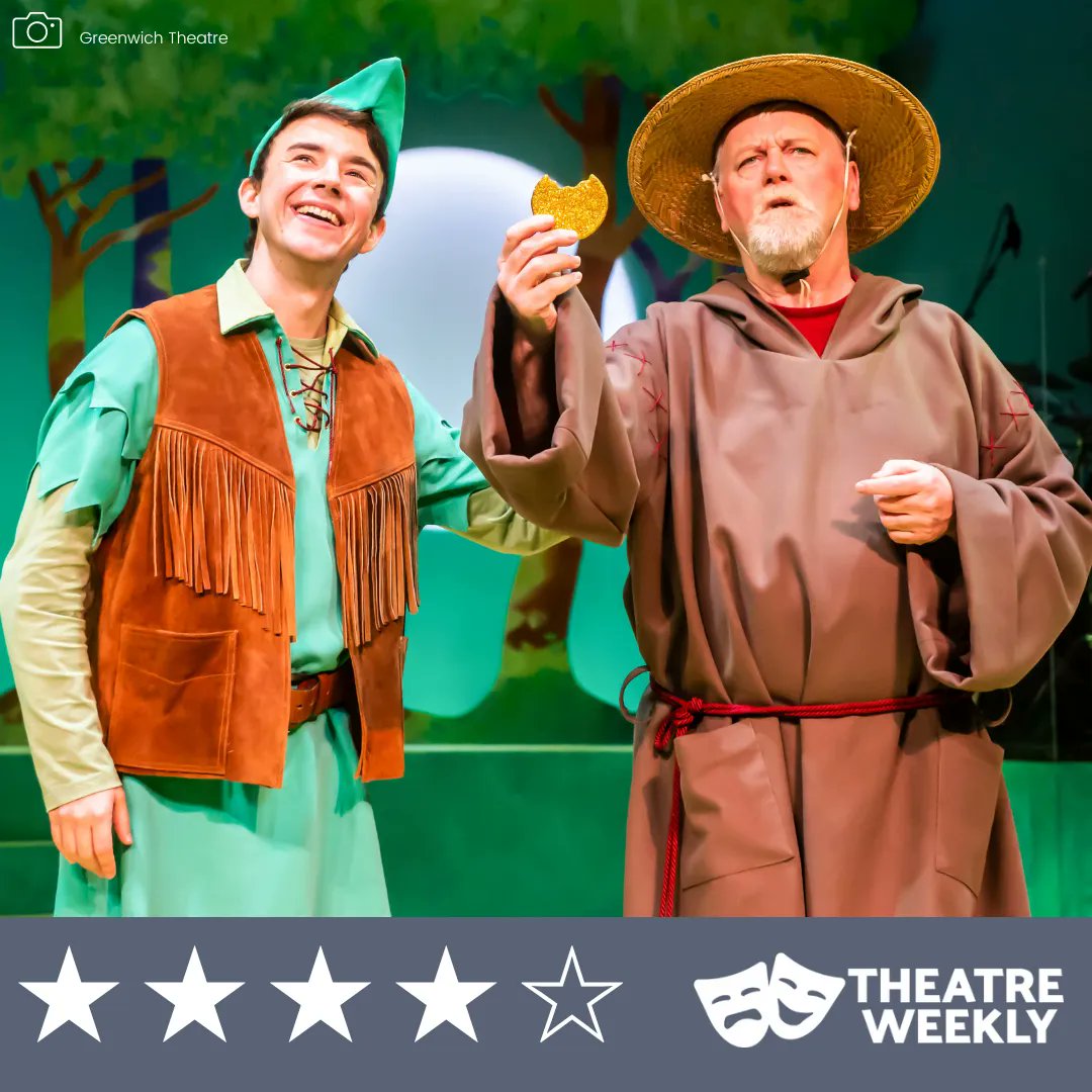 #Review: Robin Hood at Greenwich Theatre 'Fantastically funny, and a good example of how panto should be done, Robin Hood continues the tradition of top-quality panto at Greenwich Theatre' @GreenwichTheatr Read More>> bit.ly/3VPLuem