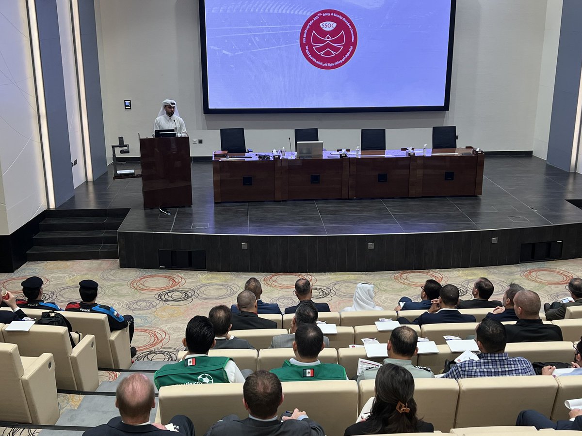 This week, the SSOC in cooperation with @INTERPOL_STADIA will showcase #security protocols including, planning , integration & operation of both official & non-official sites as part of the Security Observation program for delegates from 🇺🇸 🇨🇦 🇲🇽 ahead of #FIFA2026